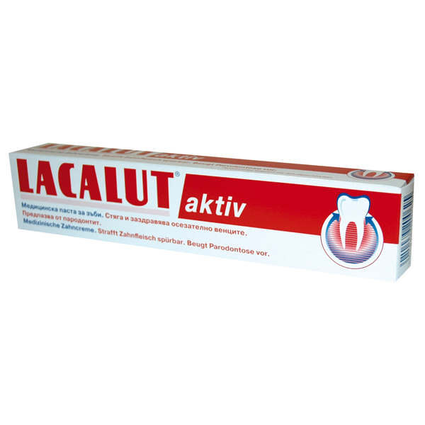 Zub.pasta LACALUT aktiv 75ml/24/